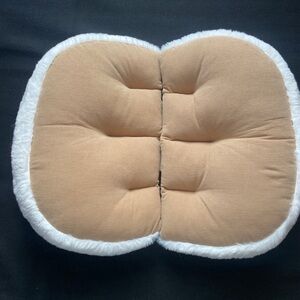Home decor Tan Cushion with White Trim